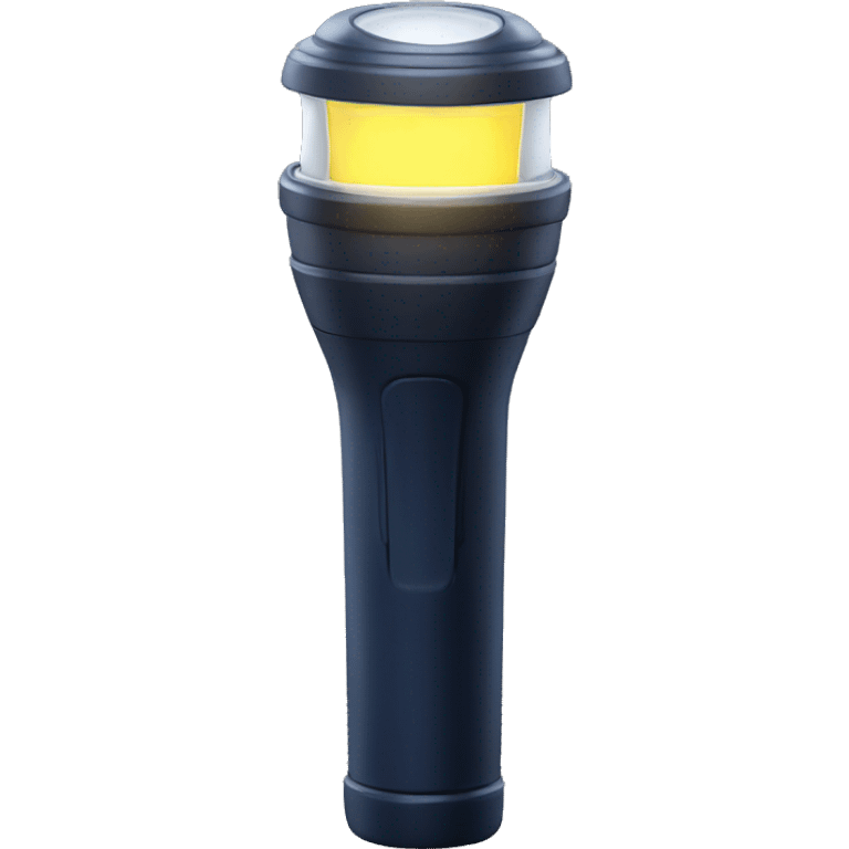 police flashlight emoji