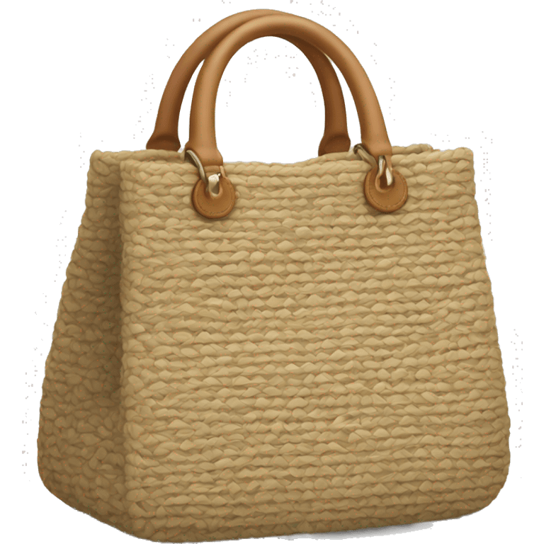 prada jute bag emoji