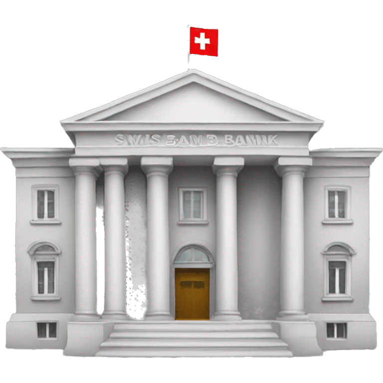 Swiss bank emoji