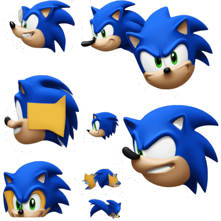 Sonic the hedgehog  emoji