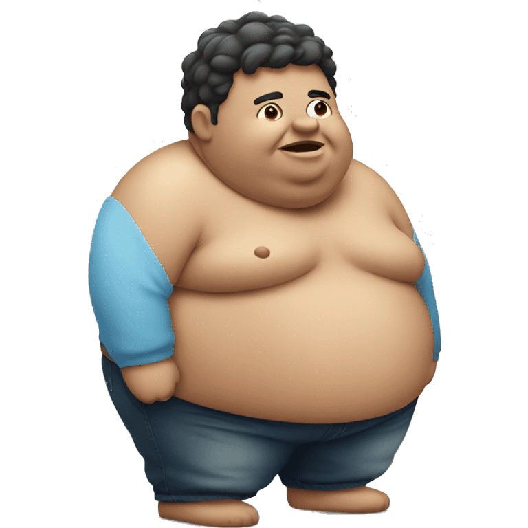 fat person emoji