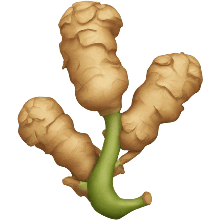 one ginger root emoji