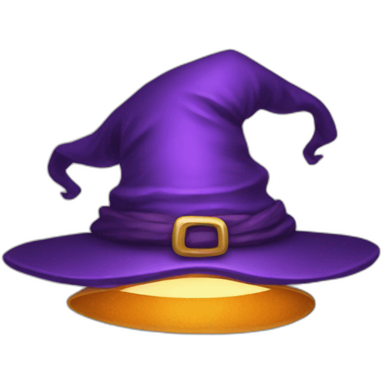 cute mage hat emoji