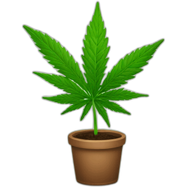 cannabis plant emoji