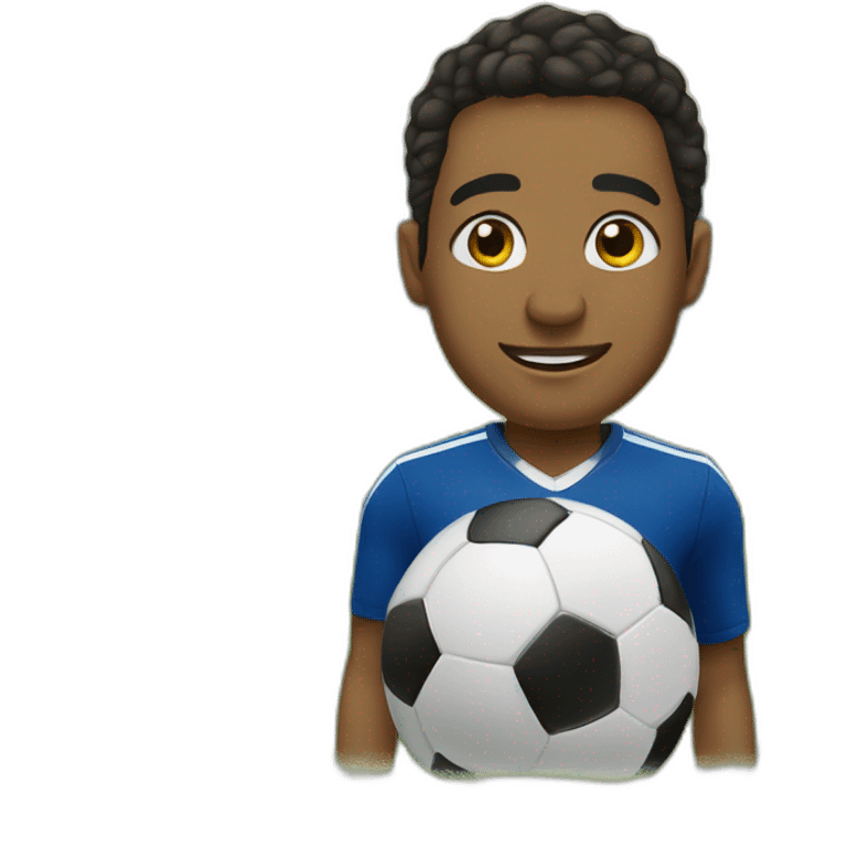 Bellingham en un campo de fútbol emoji