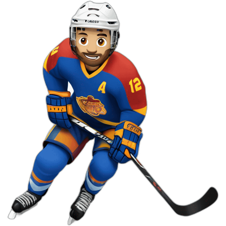 Jugador hockey español emoji