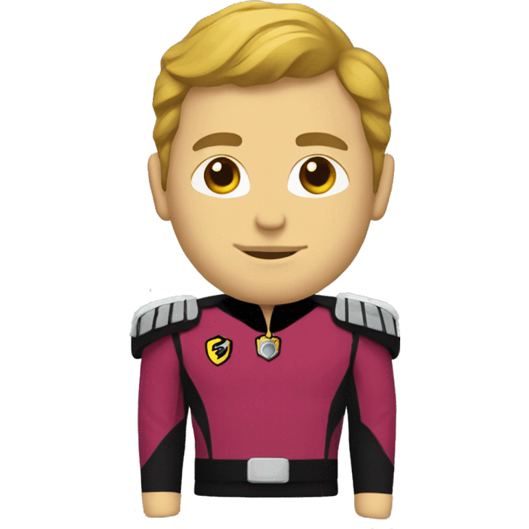 Captain Kirk original series uniform emoji