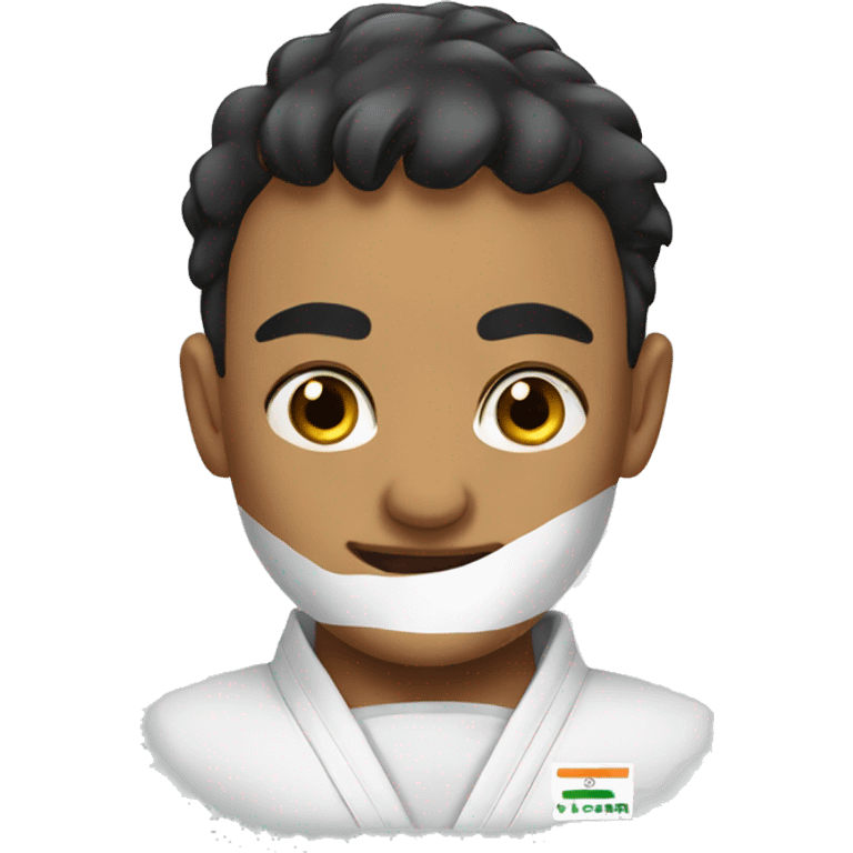 judo athlete, india
 emoji