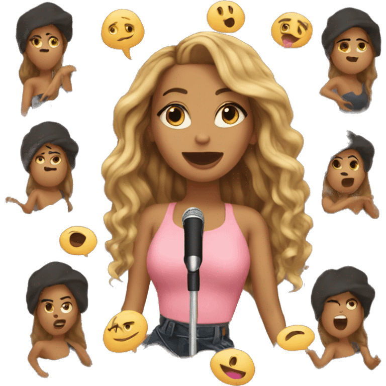 beyonce sings emoji