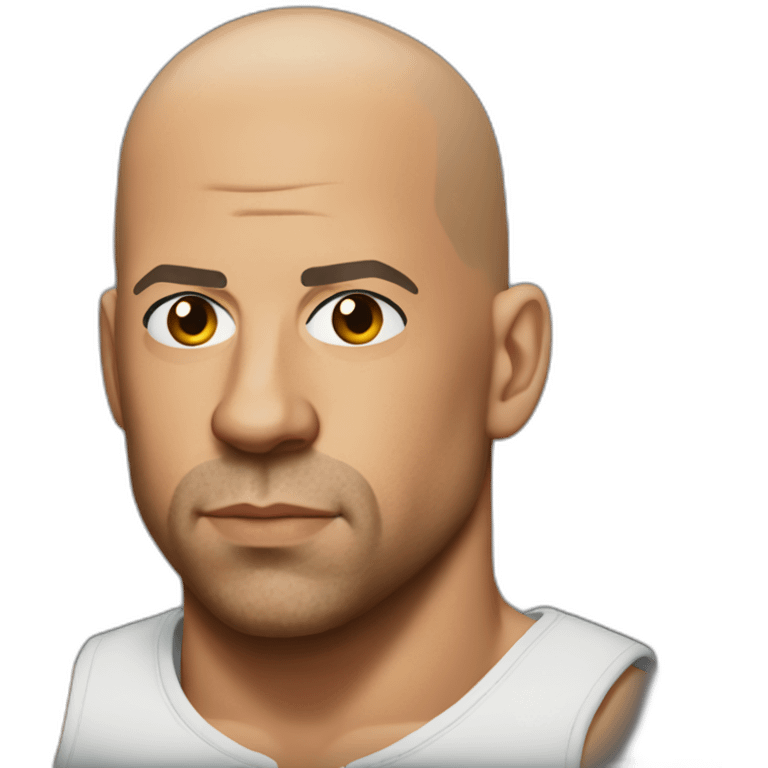 vin diesel serious emoji