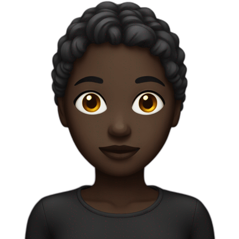 dark girl emoji