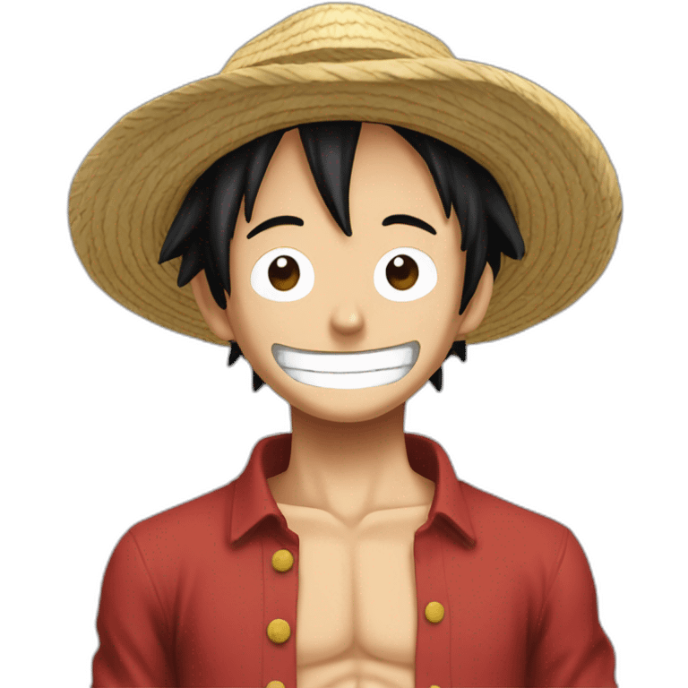 Luffy qui rigole emoji