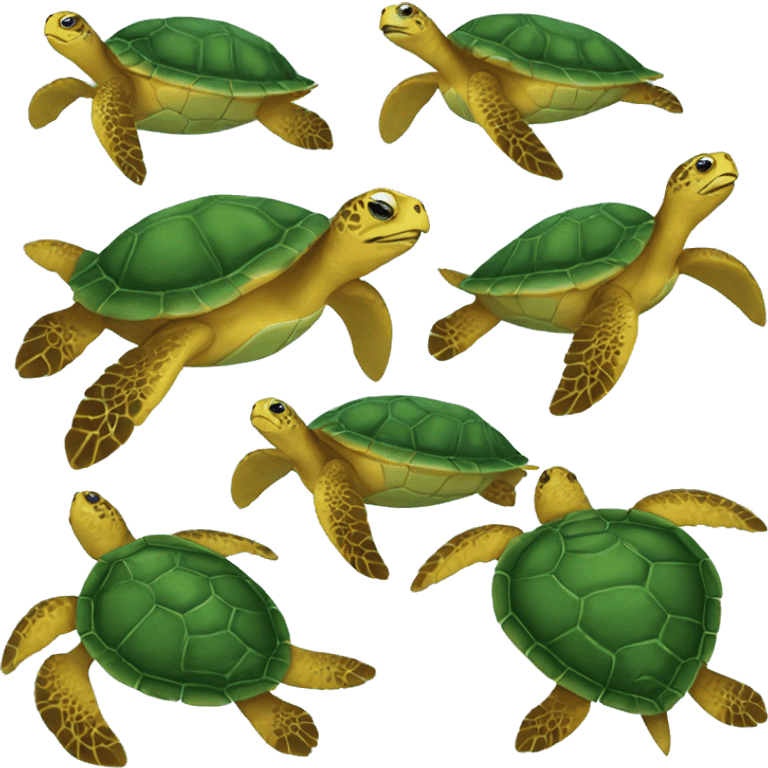 sea turtles emoji