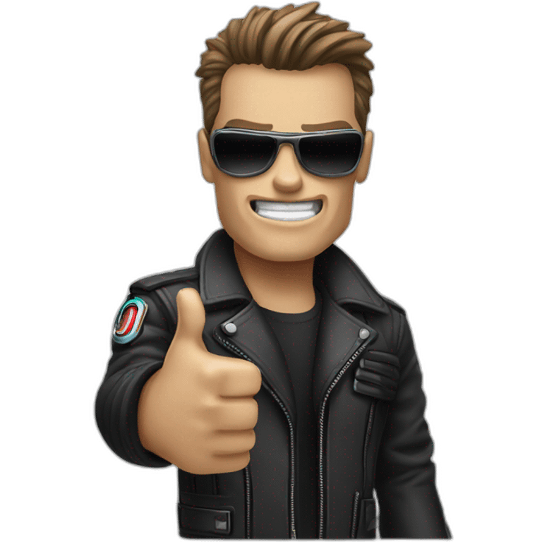 Terminator thumbs up emoji