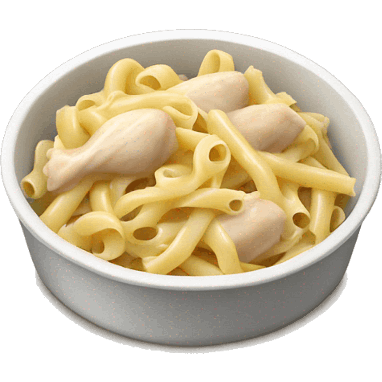 Chicken Alfredo pasta  emoji