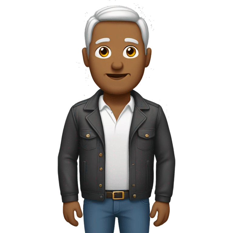 hombre de 50 años cuerpo emoji