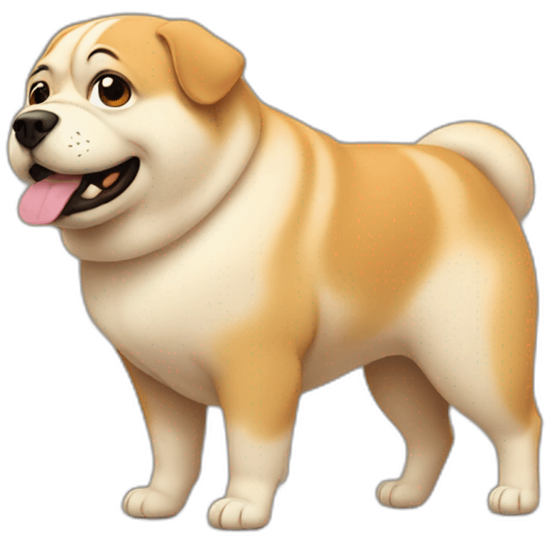 fat-dog emoji