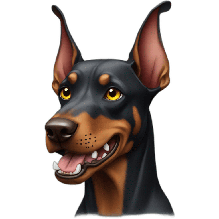 doberman zombie emoji