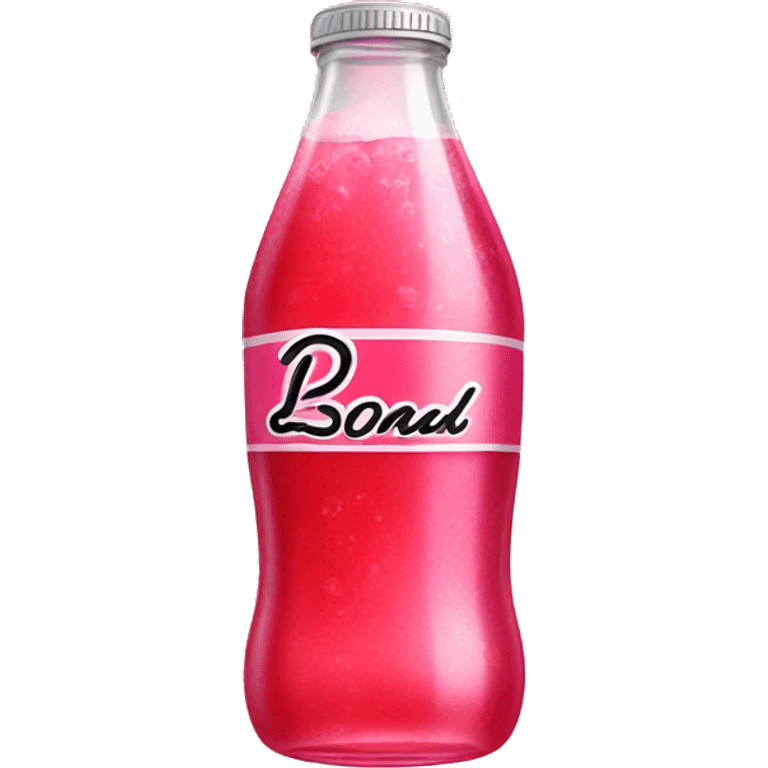 Pink and red soda emoji