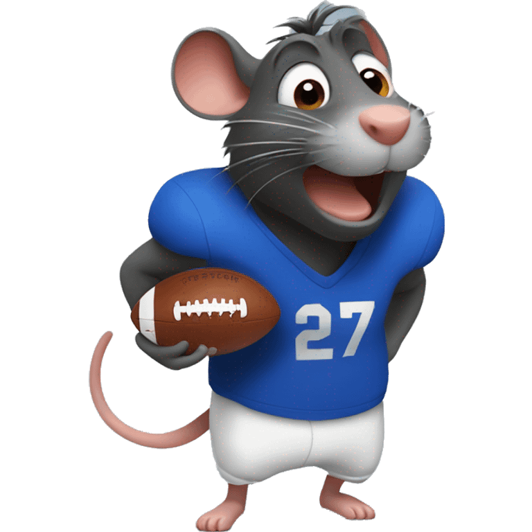 Ratatouille with football emoji