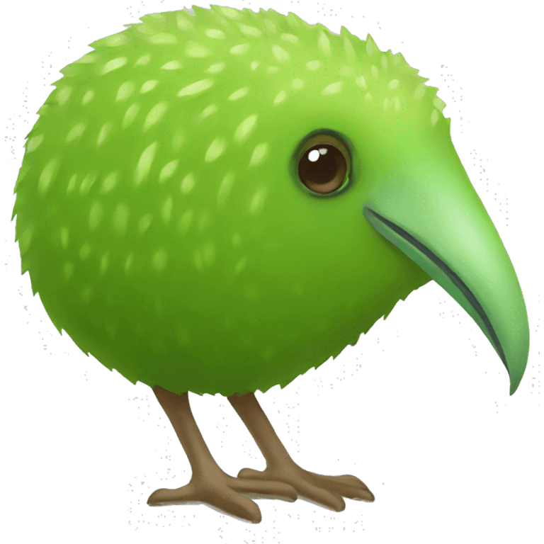 green kiwi bird emoji