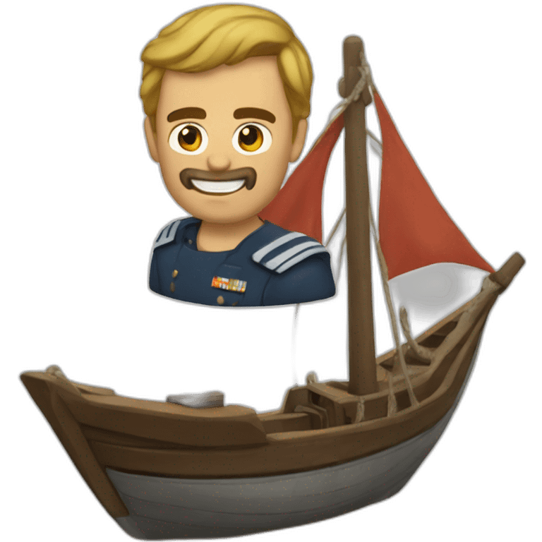 un barco de guerra emoji