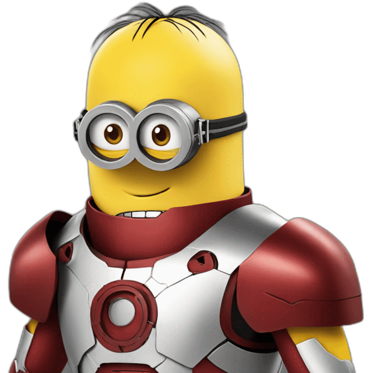 Minions un ironman suit emoji