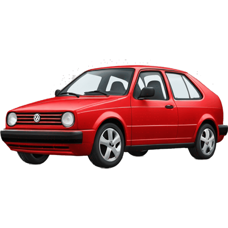 red mk4 volkswagen  emoji