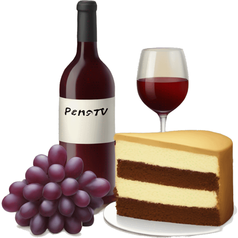 wine cake emoji