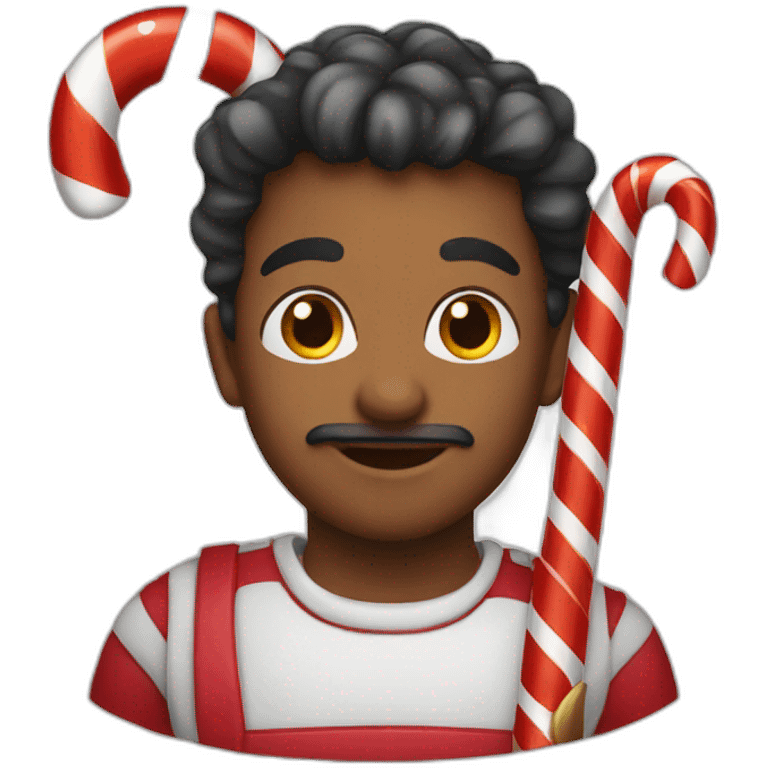 Candy cane emoji