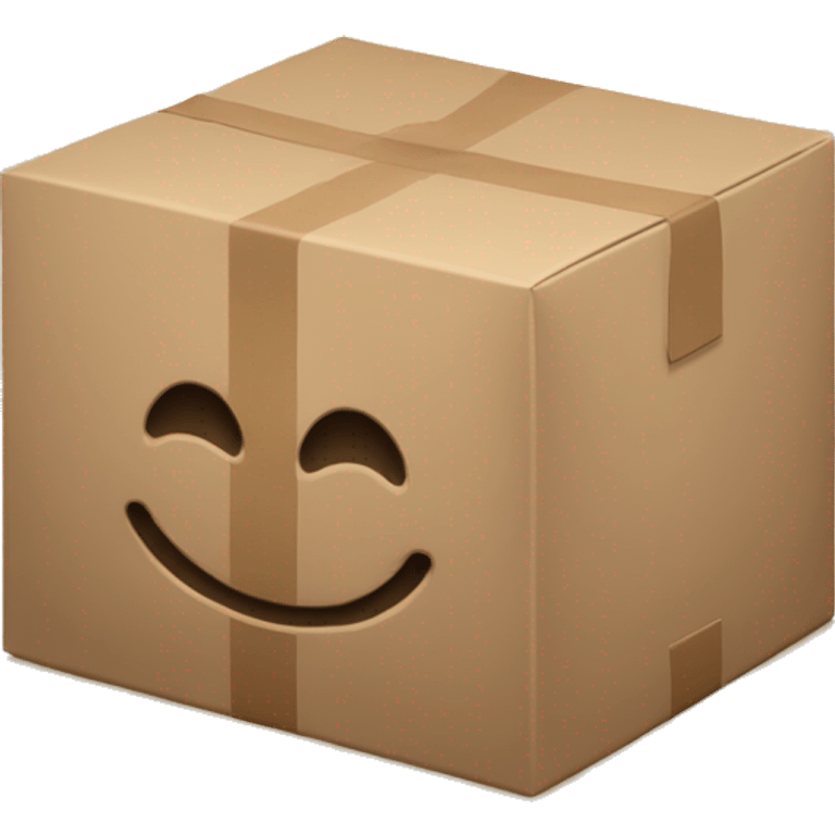 a box with "sony" word on it emoji