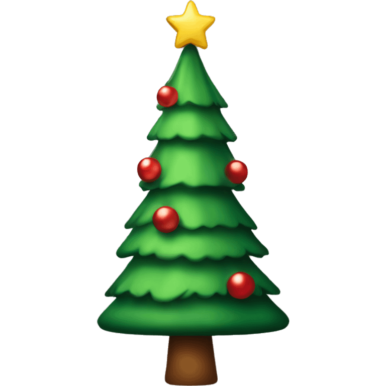 Skinny Christmas tree emoji