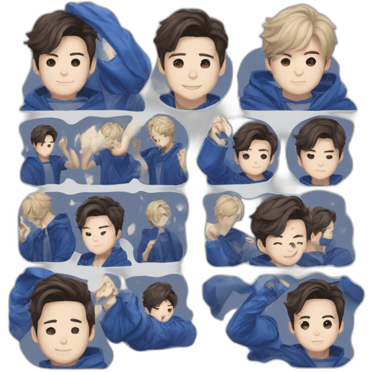 Super Junior blue sapphire fandom emoji