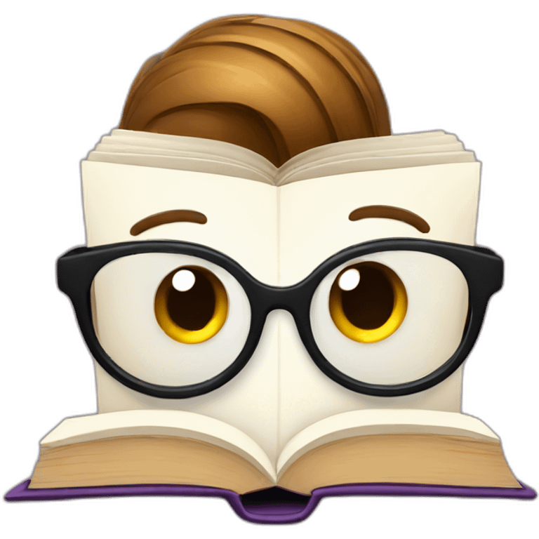 book worm emoji