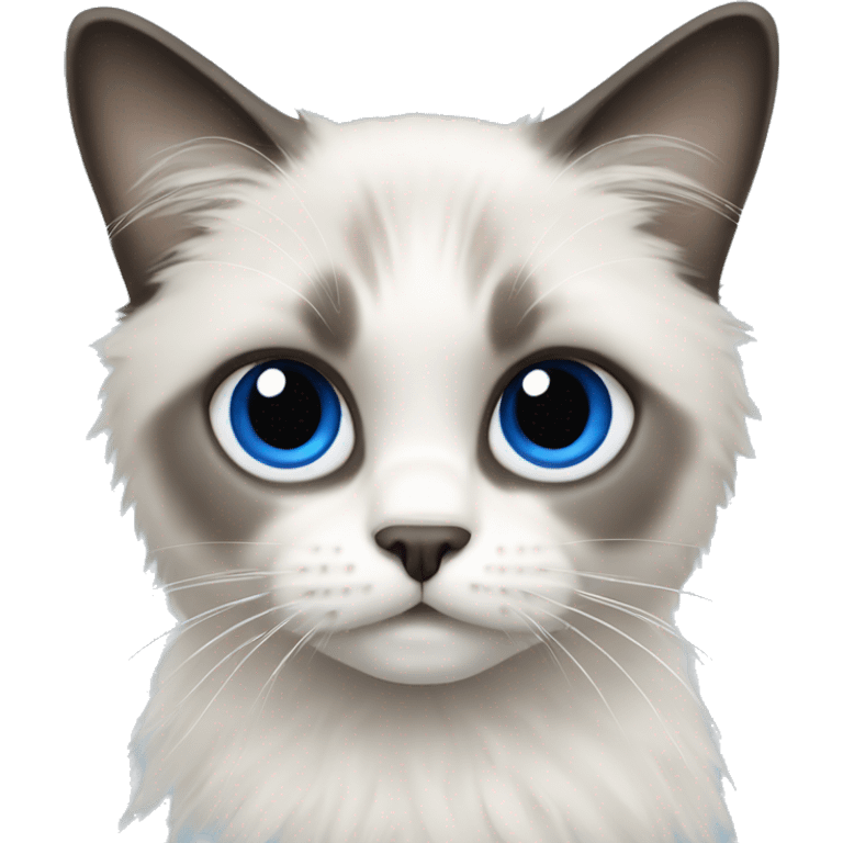 Ragdoll with Blue point  emoji