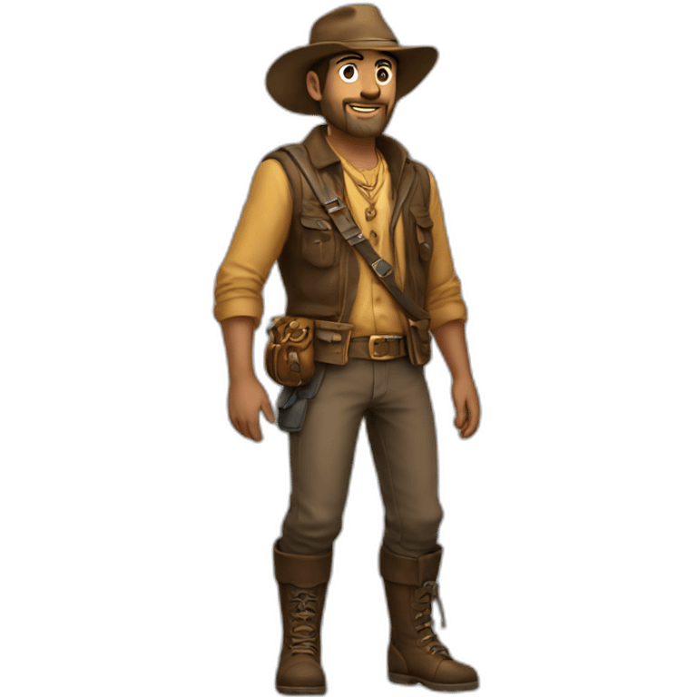 Treasure Hunter full body emoji