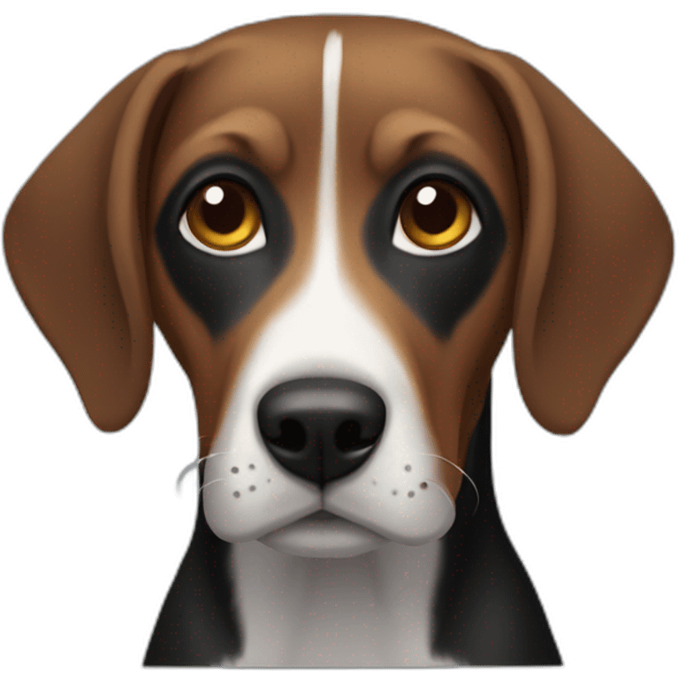 dark beagle mix emoji