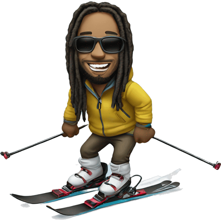 Lil jon on a ski emoji