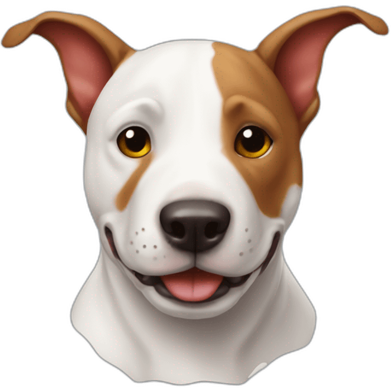 perro bull terrier pirata emoji