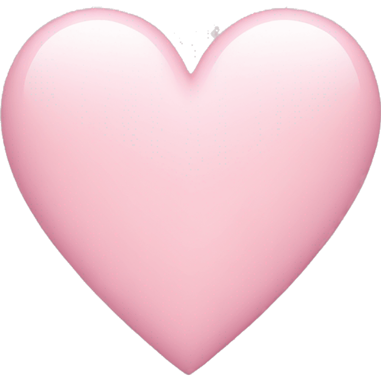 Light pink heart emoji