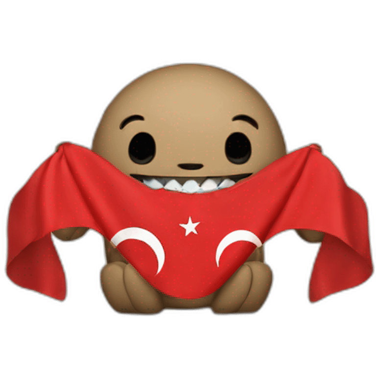 Stich with a turkish flag emoji