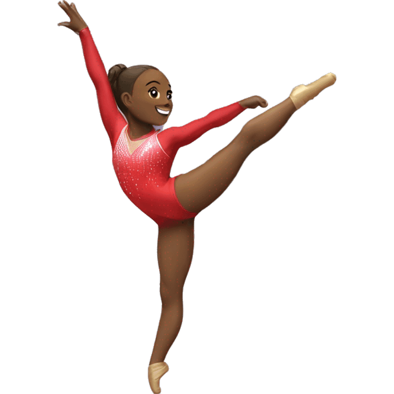 A gymnast emoji