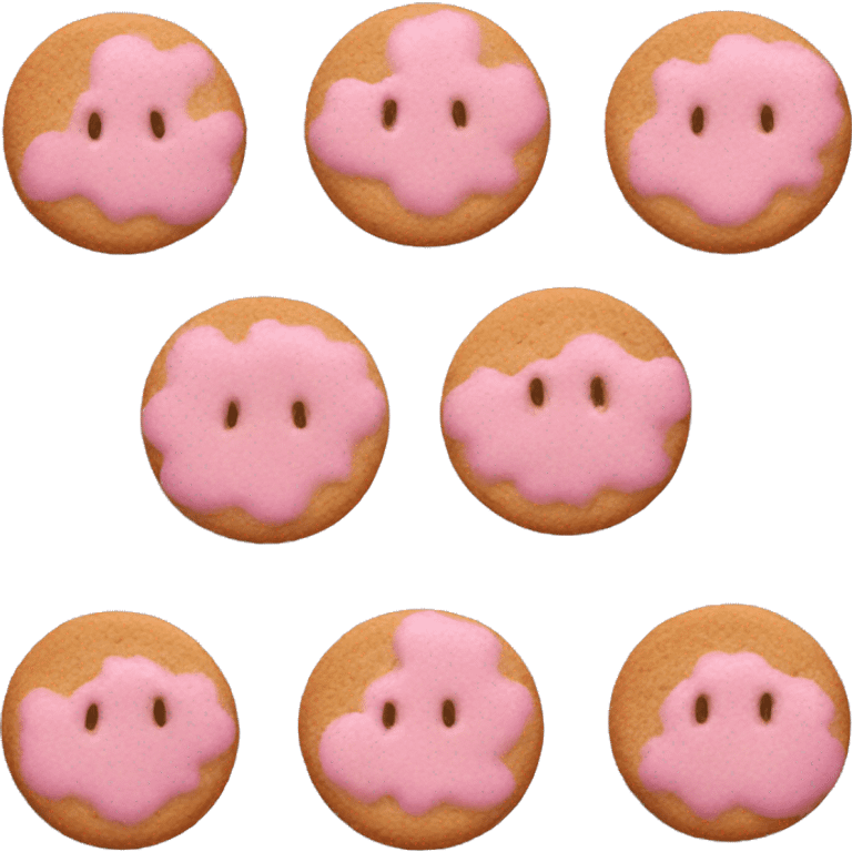 pink snickerdoodle cookie emoji