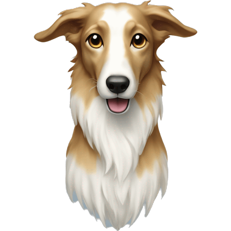 borzoi dog patronus charm emoji