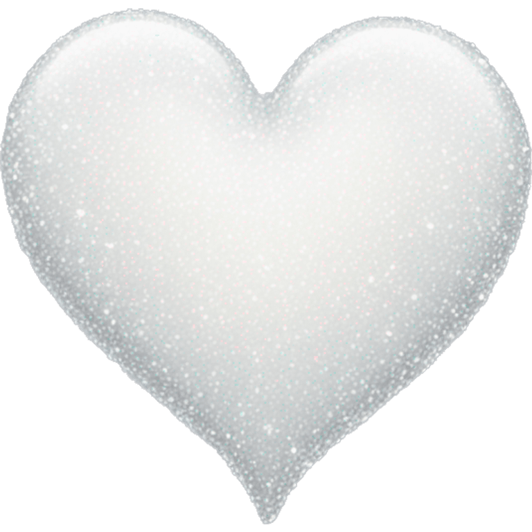 White sparkling heart emoji