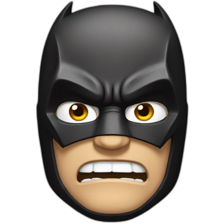 Angry Batman emoji