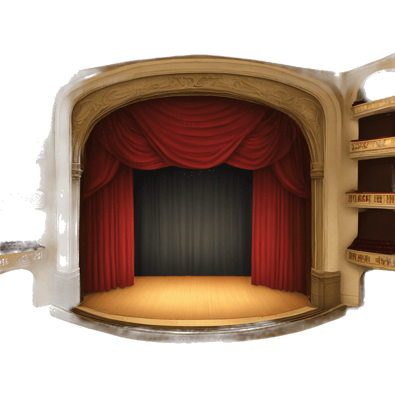 teatro tapia proscenium stage inside San Juan  emoji