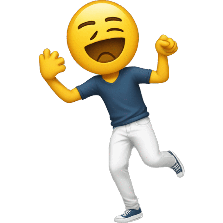 Person dabbing emoji