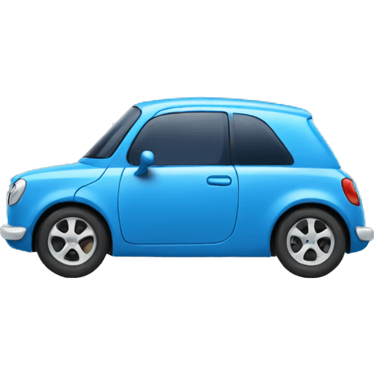 blue tiny car emoji