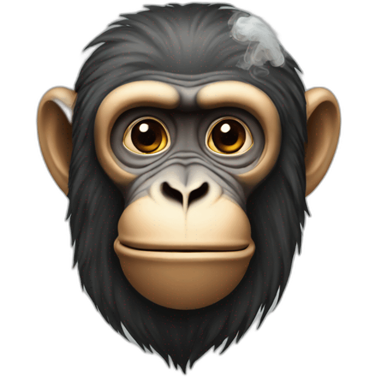 monkey smoke emoji